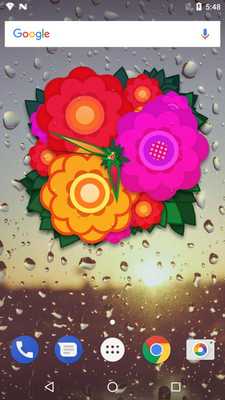 Emulate Android APK 3D Flowers Clock Widget Emulate Android APK 3D Flowers Clock Widget