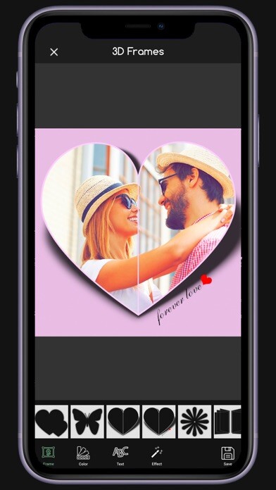 Emulate iPhone app 3D Frames - Pics art effect using MyAndroid Emulate iPhone app 3D Frames - Pics art effect using MyAndroid