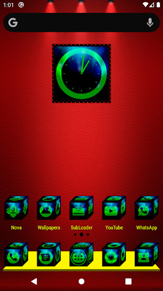 Run android online APK 3D Green Icon Pack from MyAndroid or emulate 3D Green Icon Pack using MyAndroid