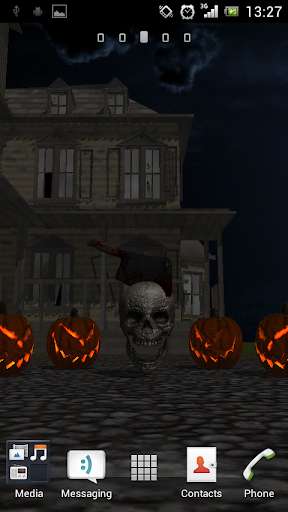 Run android online APK 3D Halloween Live Wallpaper FR from MyAndroid or emulate 3D Halloween Live Wallpaper FR using MyAndroid