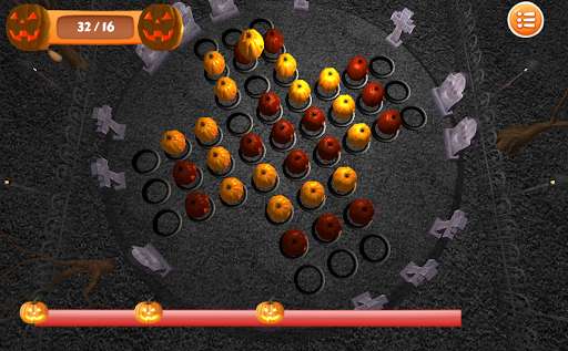 Emulate Android APK 3D Halloween Peg Solitaire