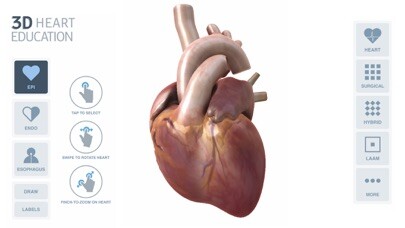 Emulate iPhone app 3D Heart Education using MyAndroid