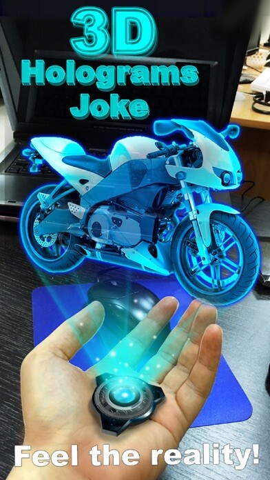 Emulate iPhone app 3D Holograms Joke using MyAndroid Emulate iPhone app 3D Holograms Joke using MyAndroid
