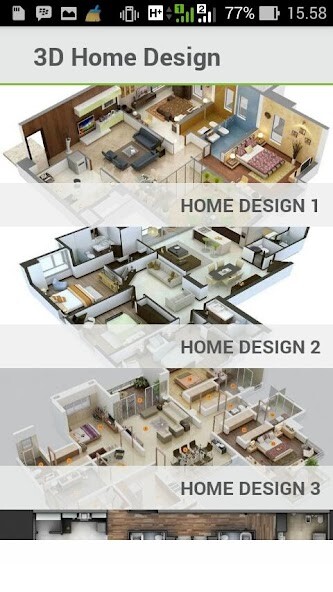 Run android online APK 3D Home Design from MyAndroid or emulate 3D Home Design using MyAndroid