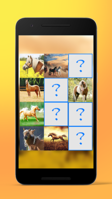 Emulate Android APK 3D Horse Theme Memory Game