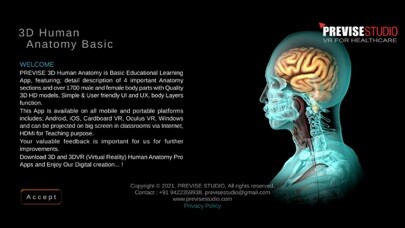 Emulate iPhone app 3D Human Anatomy Basic using MyAndroid Emulate iPhone app 3D Human Anatomy Basic using MyAndroid