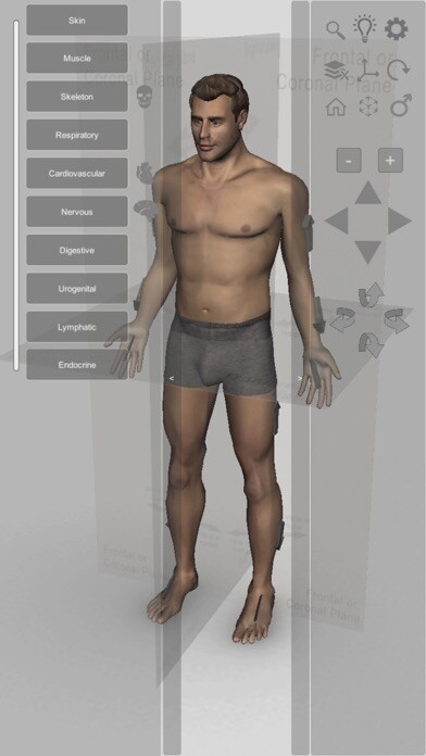 Emulate iPhone app 3D Human Anatomy Introduction using MyAndroid