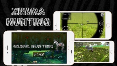 Emulate iPhone app 3D Hunting Zebra - Wild Hunter with Sniper using MyAndroid