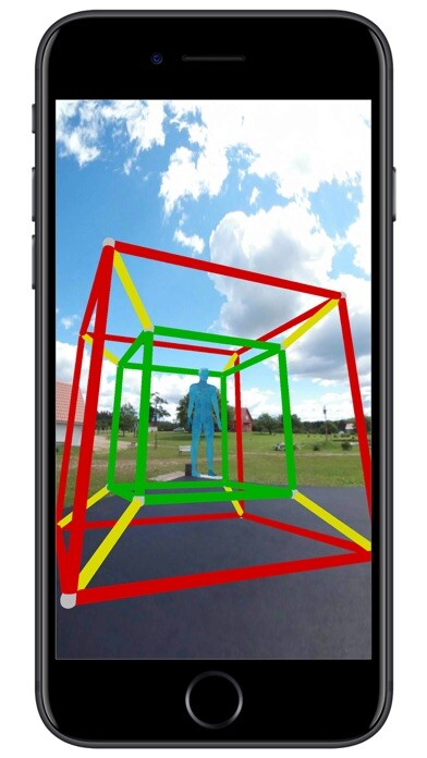 Emulate iPhone app 3D Hypercube using MyAndroid