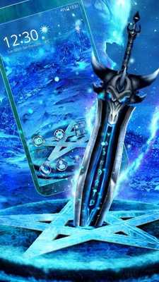 Emulate Android APK 3D Ice Dragon Sword Theme