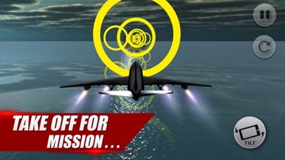Emulate iPhone app 3D Jet Airplane Flight Sim using MyAndroid