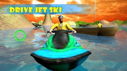 Emulate iPhone app 3D Jet Ski Drive Sim Rings Water Play using MyAndroid