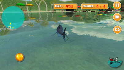 Emulate iPhone app 3D Killer Shark Attack Simulator using MyAndroid