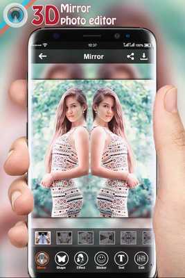Emulate Android APK 3D Mirror Photo Effect : Photo Editor