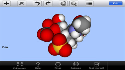 Emulate iPhone app 3D Molecules View&Edit Lite using MyAndroid Emulate iPhone app 3D Molecules View&Edit Lite using MyAndroid
