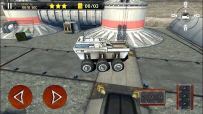 Emulate iPhone app 3D Moon Base Parking - Realistic Lunar Rover Space Simulator Games using MyAndroid