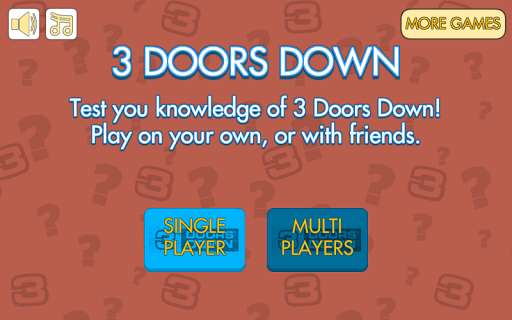 Run android online APK 3 Doors Down Trivia from MyAndroid or emulate 3 Doors Down Trivia using MyAndroid
