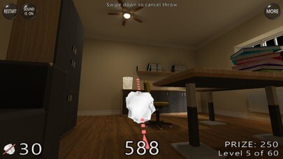Emulate iPhone app 3D Paperball using MyAndroid