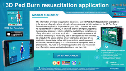 Emulate iPhone app 3D PED Burn Resuscitation using MyAndroid