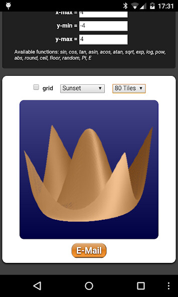 Emulate iPhone app 3D Plotter using MyAndroid Emulate iPhone app 3D Plotter using MyAndroid