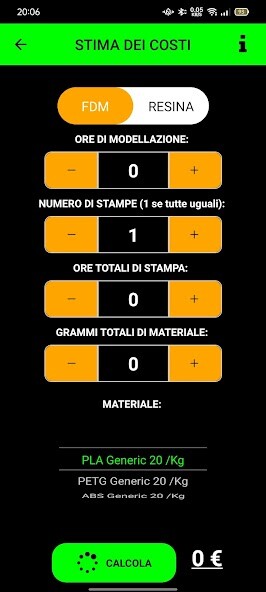 Run android online APK 3d printing cost estimate from MyAndroid or emulate 3d printing cost estimate using MyAndroid