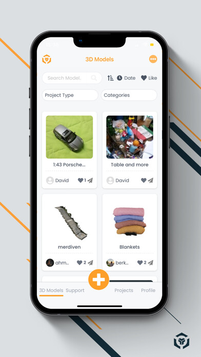 Emulate iPhone app 3D ProBox: 3D Scanner using MyAndroid