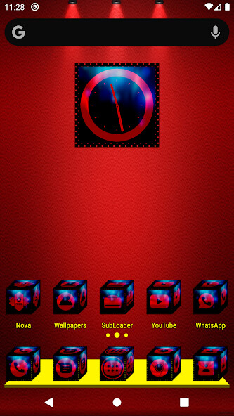 Run android online APK 3D Red Icon Pack from MyAndroid or emulate 3D Red Icon Pack using MyAndroid