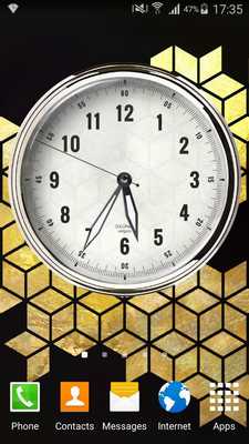Emulate Android APK 3D Retro Clock Live Widget