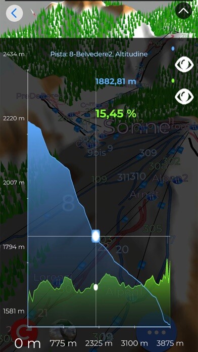 Emulate iPhone app 3DSkiTracks - France using MyAndroid
