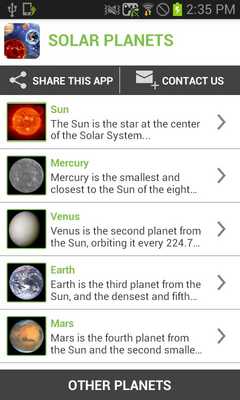 Emulate Android APK 3D Solar System Emulate Android APK 3D Solar System