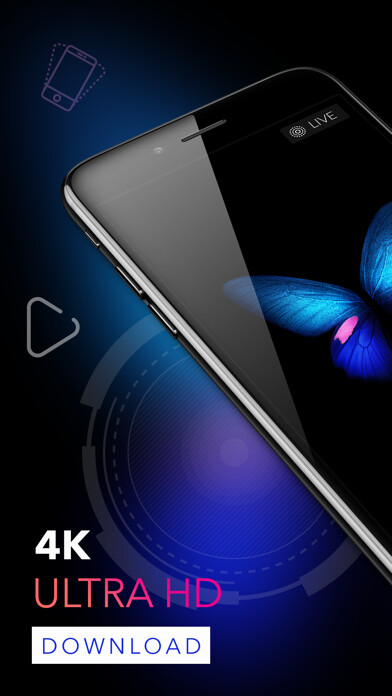 Emulate iPhone app 3D Themes - Live Wallpapers using MyAndroid