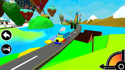 Emulate iPhone app 3D Toy Truck Driving Game using MyAndroid