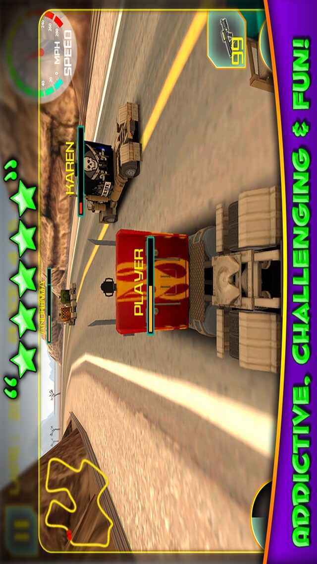 Emulate iPhone app 3D Truck Racing - 4X4 Games of fortune using MyAndroid Emulate iPhone app 3D Truck Racing - 4X4 Games of fortune using MyAndroid