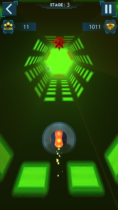 Emulate iPhone app 3D Tunnel Color Ball Runner using MyAndroid Emulate iPhone app 3D Tunnel Color Ball Runner using MyAndroid