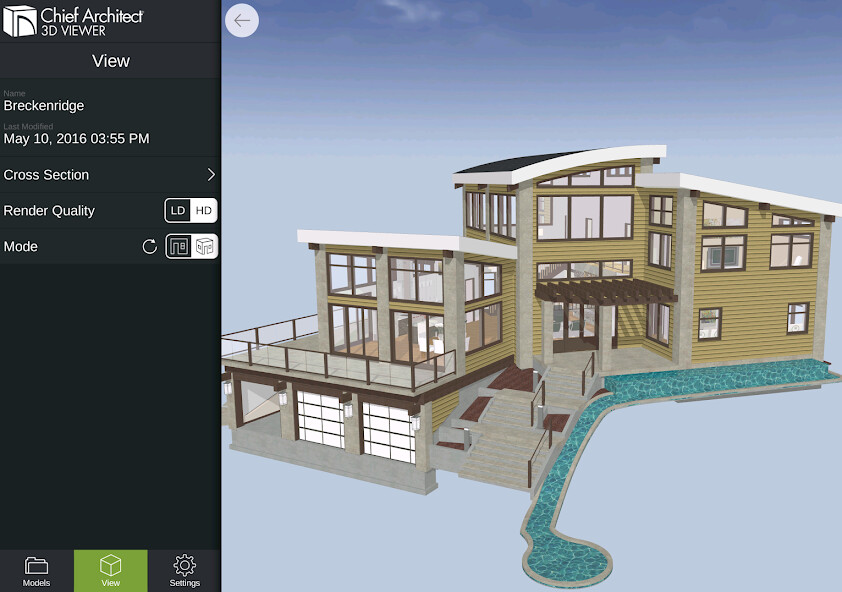 Emulate iPhone app 3D Viewer by Chief Architect using MyAndroid Emulate iPhone app 3D Viewer by Chief Architect using MyAndroid
