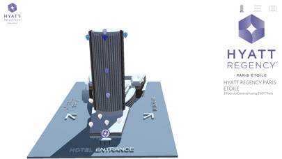 Emulate iPhone app 3D Visit Hyatt Etoile using MyAndroid