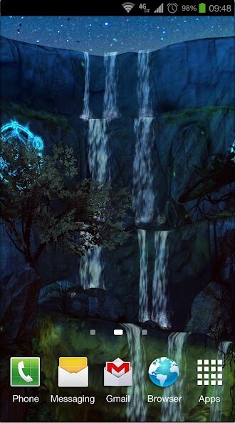 Run android online APK 3D Waterfall: Night Edition from MyAndroid or emulate 3D Waterfall: Night Edition using MyAndroid