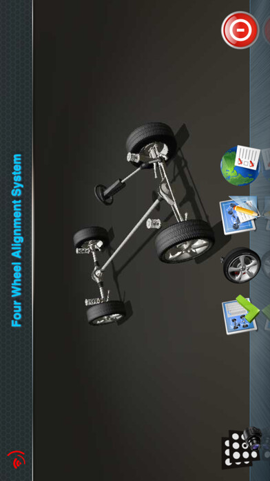 Emulate iPhone app 3D Wheel Alignment using MyAndroid Emulate iPhone app 3D Wheel Alignment using MyAndroid