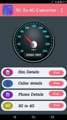 Emulate Android APK 3 g to 4 g convert-3g or 4g speed test,speed maker Emulate Android APK 3 g to 4 g convert-3g or 4g speed test,speed maker
