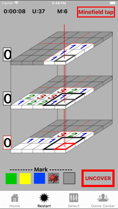 Emulate iPhone app 3 Level MineSweeper using MyAndroid Emulate iPhone app 3 Level MineSweeper using MyAndroid