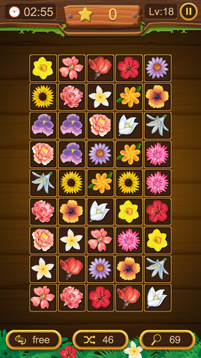 Emulate iPhone app 3 Link - Classic Onet Puzzle using MyAndroid