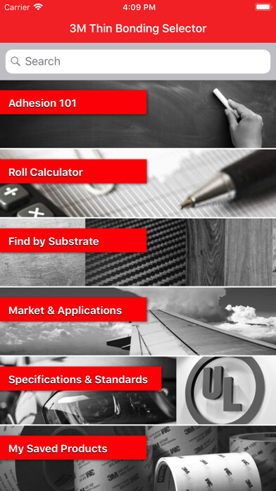 Emulate iPhone app 3M Thin Bonding Selector using MyAndroid Emulate iPhone app 3M Thin Bonding Selector using MyAndroid