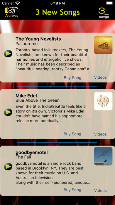 Emulate iPhone app 3 New Songs using MyAndroid Emulate iPhone app 3 New Songs using MyAndroid