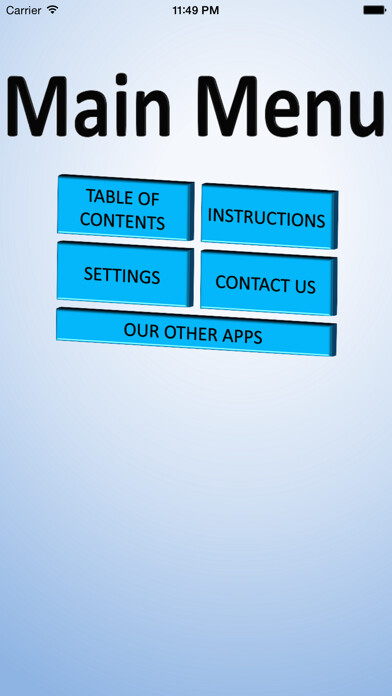 Emulate iPhone app 3rd Grade Reading Comprehension Practice using MyAndroid