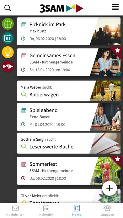 Emulate iPhone app 3SAM - Kirchengemeinde using MyAndroid