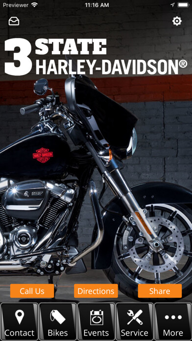Emulate iPhone app 3 State Harley-Davidson using MyAndroid Emulate iPhone app 3 State Harley-Davidson using MyAndroid