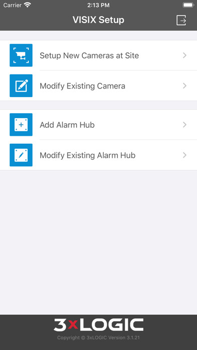 Emulate iPhone app 3xLOGIC VISIX Setup Tool using MyAndroid