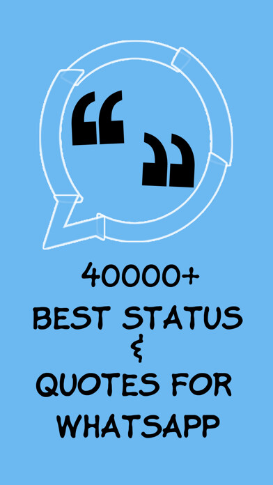 Emulate iPhone app 40000+ Best Status & Quotes for WhatsApp using MyAndroid