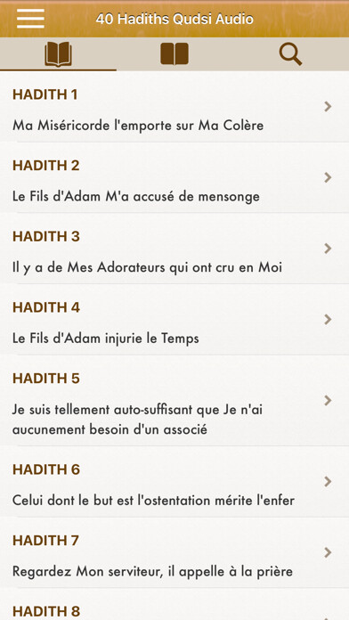Emulate iPhone app 40 Hadiths Qudsi en Français using MyAndroid Emulate iPhone app 40 Hadiths Qudsi en Français using MyAndroid