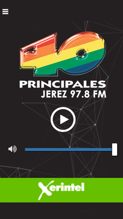 Emulate iPhone app 40 Principales Jerez using MyAndroid